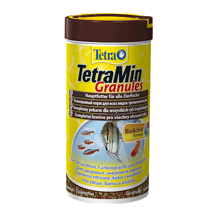 TetraMin Granules основной корм для всех видов рыб – интернет-магазин Ле’Муррр