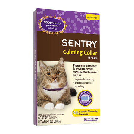 Sentry Calming Collar Ошейник для кошек успокаивающий с феромонами, 1 шт – интернет-магазин Ле’Муррр