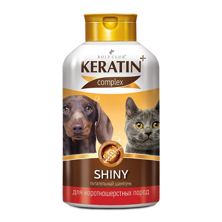 Экопром Keratin Complex+ Shiny Шампунь для короткошерстных кошек и собак – интернет-магазин Ле’Муррр