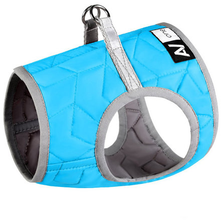 Collar AiryVest One XS2 Мягкая шлейка для собак, голубая – интернет-магазин Ле’Муррр